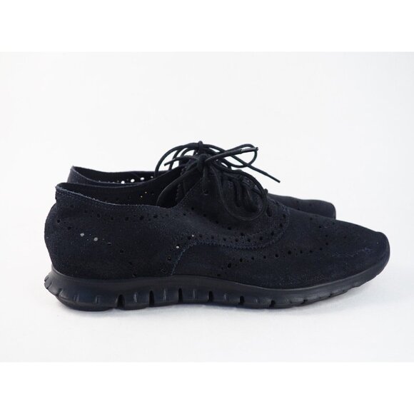 Cole Haan Navy Blue Wing Tip Lace-Up Loafers Shoes, Size 9 (US) - Picture 5 of 13